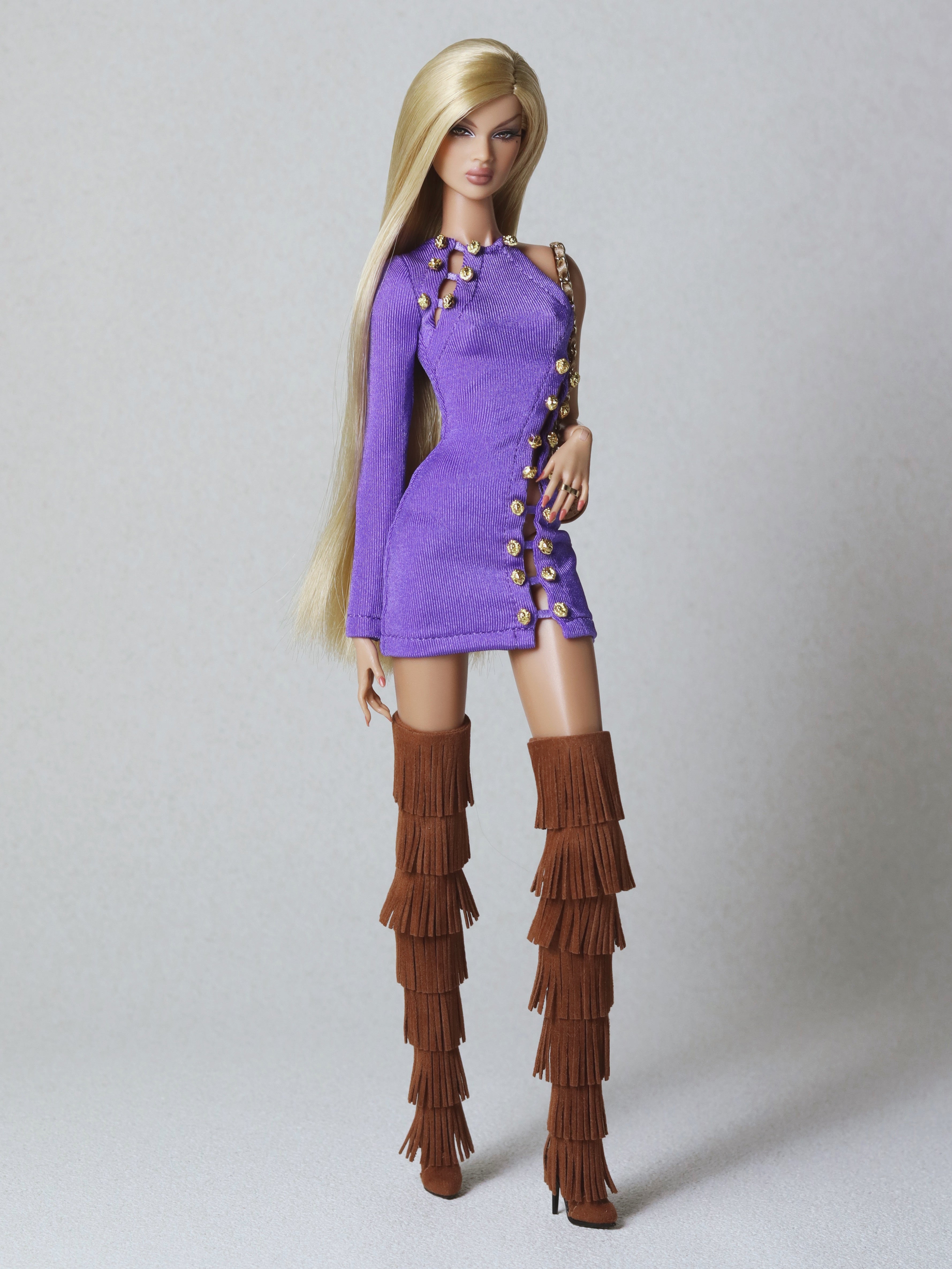 Asymmetrical Side Cutout Mini Dress for Fashion Royalty, Nu Face, Poppy Parker