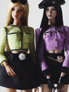 Contrast Trim Cropped Jacket for Fashion Royalty, Nu Face, Poppy Parker