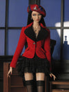 Red Tailored Short Jacket for Fashion Royalty, Nu Face, Poppy Parker
