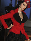 Red Tailored Short Jacket for Fashion Royalty, Nu Face, Poppy Parker