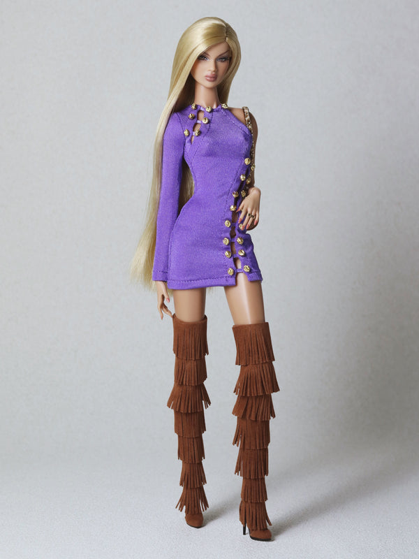 Asymmetrical Side Cutout Mini Dress for Fashion Royalty, Nu Face, Poppy Parker