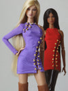 Asymmetrical Side Cutout Mini Dress for Fashion Royalty, Nu Face, Poppy Parker