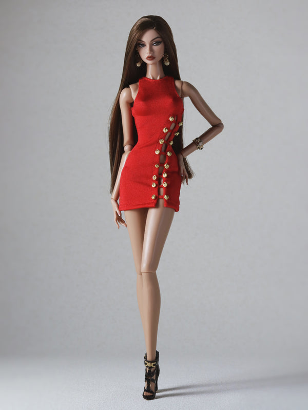Side Cutout Mini Dress for Fashion Royalty, Nu Face, Poppy Parker