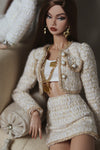 Trim Detail Three-Piece Tweed Set for Fashion Royalty, Nu Face, Poppy Parker
