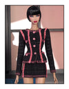 Trim Detail Tweed Skirt Set for Fashion Royalty, Nu Face, Poppy Parker