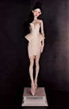Deep V-neck Gown with Cone Bra for PPV ONLY