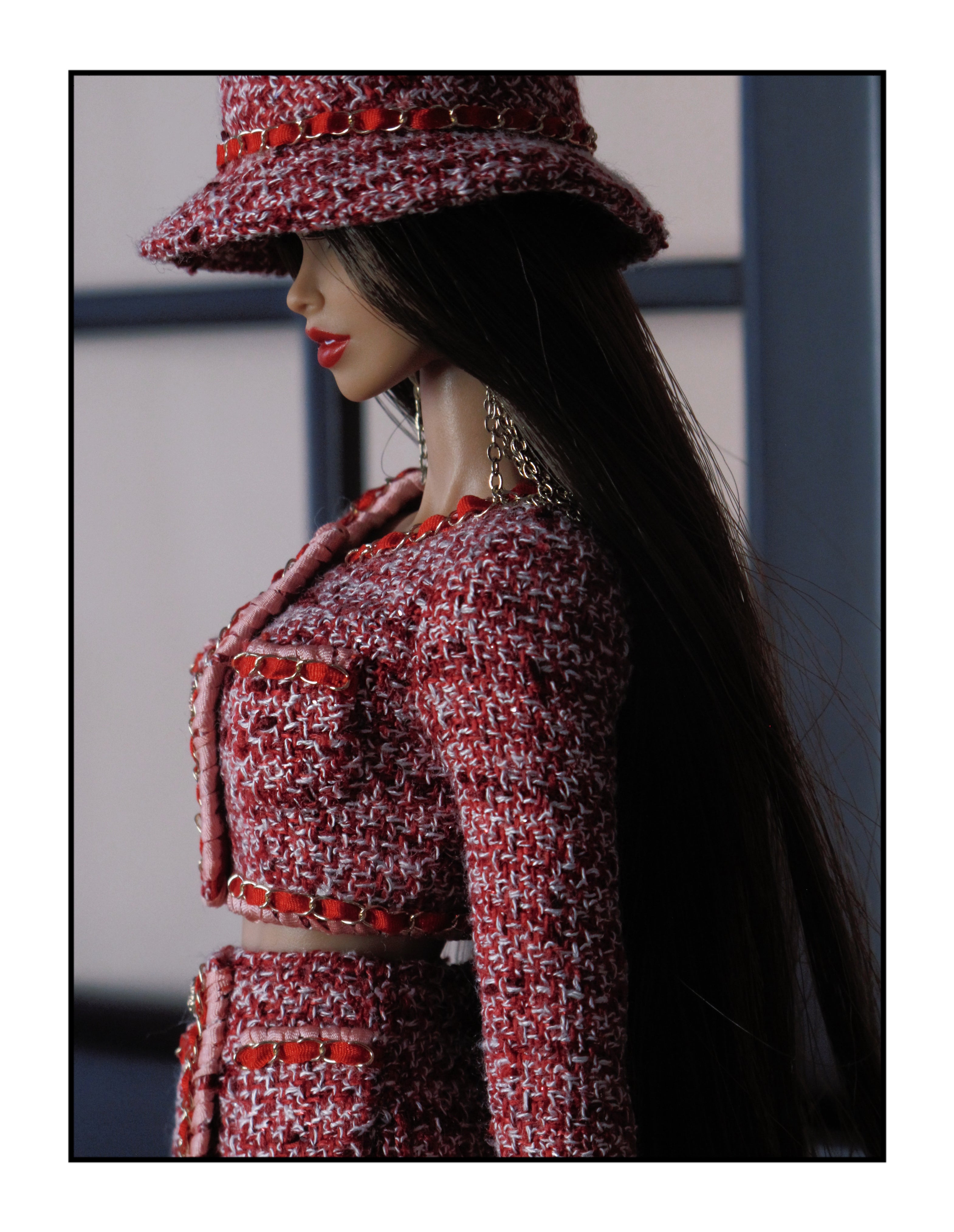 Cropped Tweed Jacket and Long Skirt Set for Fashion Royalty, Nu Face, Poppy Parker
