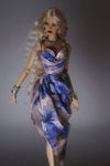 Floral Strapless Midi Dress for Fashion Royalty, Nu Face, Poppy Parker