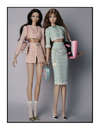 Mermaid Princess Bouclé Suit Set (Long Sleeves) for Fashion Royalty, Nu Face, Poppy Parker