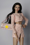 Mermaid Princess Bouclé Suit Set (Long Sleeves) for Fashion Royalty, Nu Face, Poppy Parker