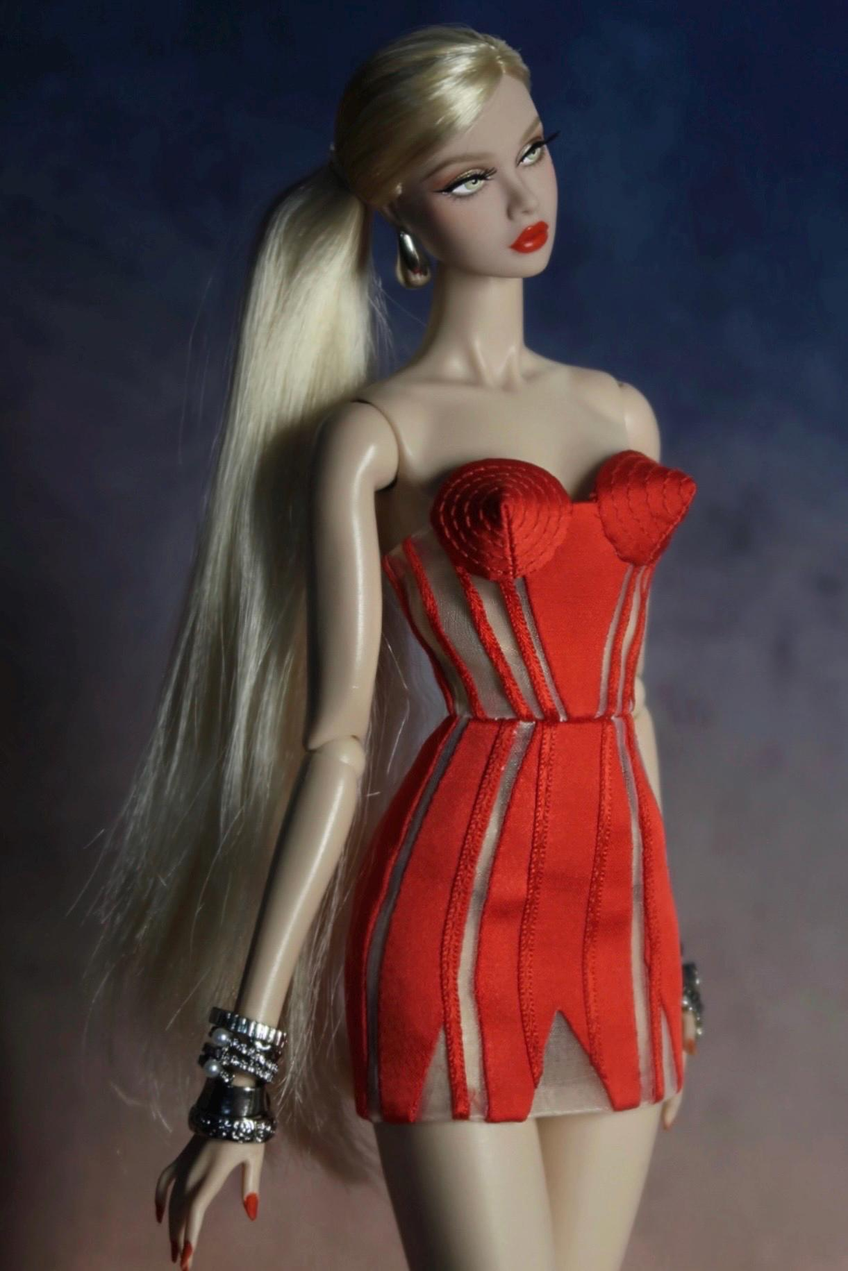 Cut-Out Mini Gown with Cone Bra for Fashion Royalty, Nu Face, Poppy Parker