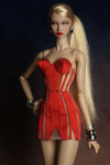 Cut-Out Mini Gown with Cone Bra for Fashion Royalty, Nu Face, Poppy Parker