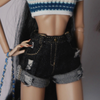Edgy Denim Shorts for Fashion Royalty, Nu Face, Poppy Parker