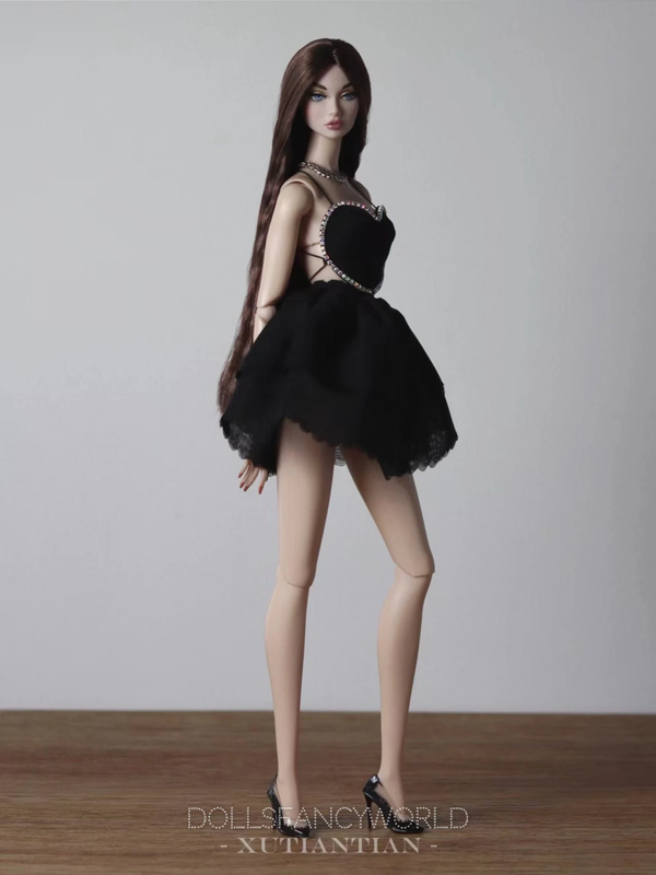 Heart Shaped Dress for Fashion Royalty, Nu Face, Poppy Parker
