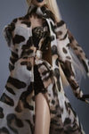 Leopard Print Long Coat Set for Fashion Royalty, Nu Face, Poppy Parker