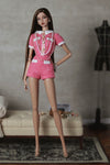 Tweed Romper with Pearl Detail for Fashion Royalty, Nu Face, Poppy Parker