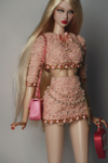Mermaid Princess Bouclé Suit Set (Chain Hem) for Fashion Royalty, Nu Face, Poppy Parker
