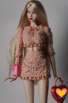 Mermaid Princess Bouclé Suit Set (Chain Hem) for Fashion Royalty, Nu Face, Poppy Parker