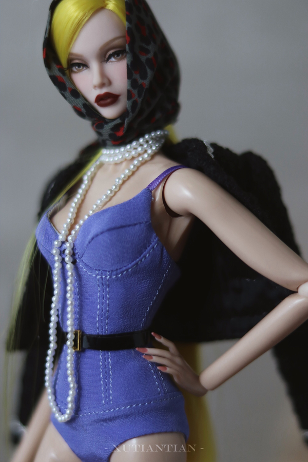 One Piece Swimsuit for Fashion Royalty, Nu Face, Poppy Parker