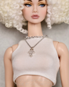 Top with Sewn-On Necklace for Fashion Royalty, Nu Face, Poppy Parker