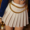 White Pleated Skirt for Fashion Royalty, Nu Face, Poppy Parker